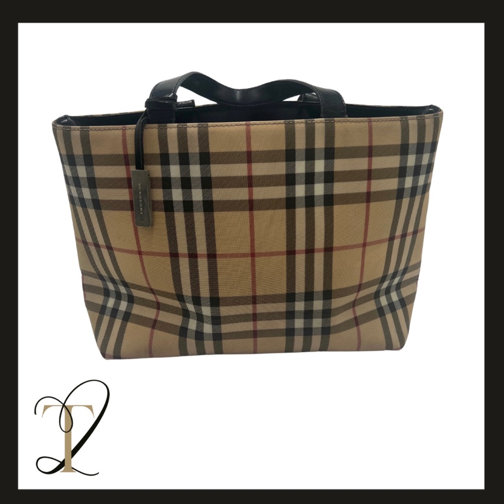 Authentic Burberry Check Tote